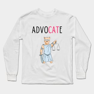 Advocate illustration Long Sleeve T-Shirt